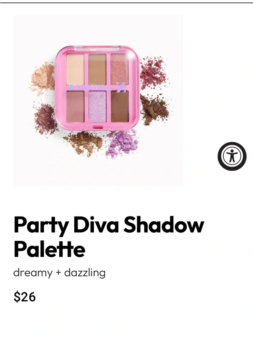 Party Diva Shadow Palette — Pink & Brown Eyeshadows